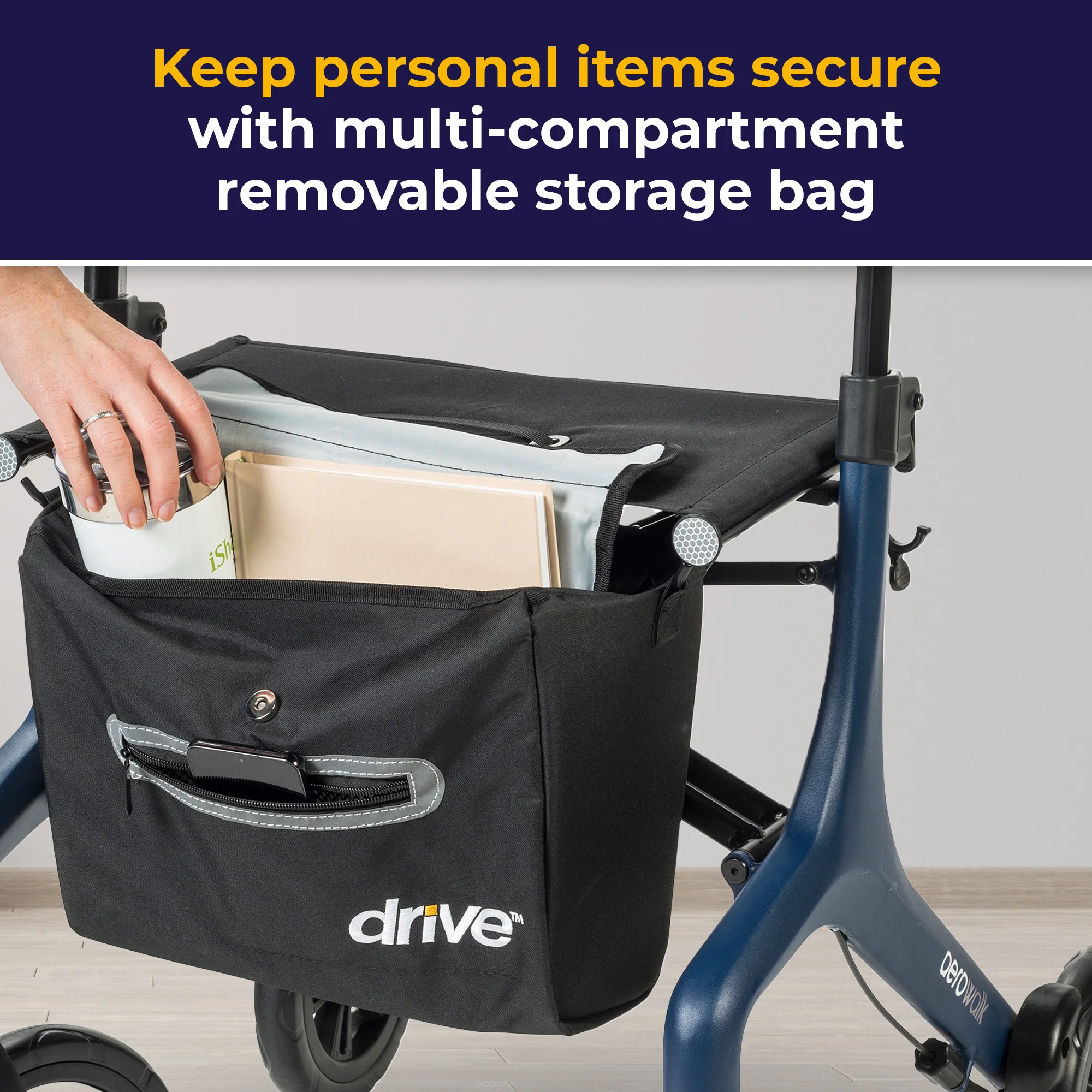 AeroWalk Ultra-Lite Rollator - Image 48