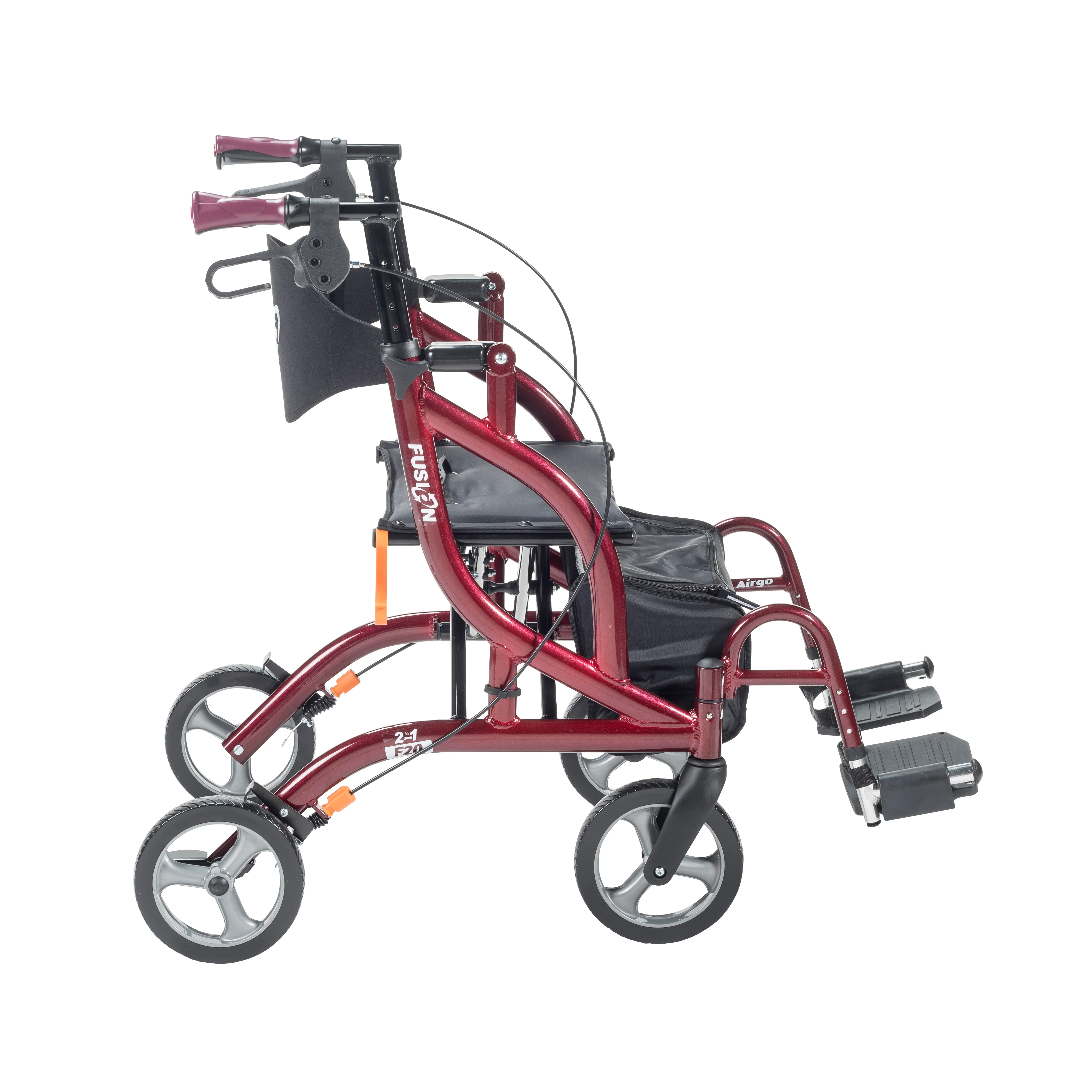 Airgo Fusion F20 Side-Folding Rollator & Transport Chair - Image 7
