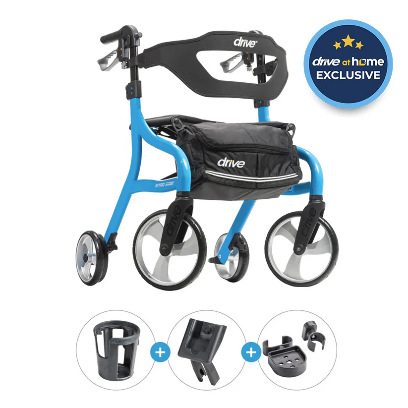 Nitro® Sprint Rollator with Accessories - Image 35