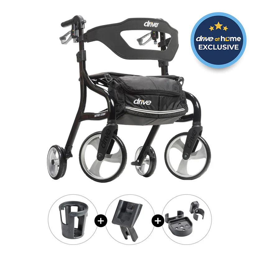 Nitro® Sprint Rollator with Accessories - Image 36
