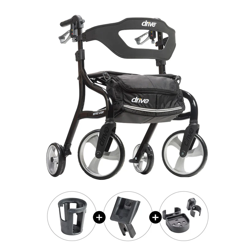 Nitro® Sprint Rollator with Accessories - Image 9